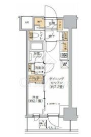 リビオメゾン西麻布 504 間取り図