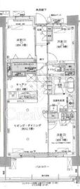 プラウドシティ国立 2階 間取り図