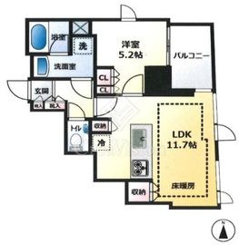 ブランズ三鷹 6階 間取り図