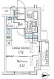 ＣＲＥＡＴＩＦ桜新町 503 間取り図