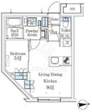 ＣＲＥＡＴＩＦ桜新町 101 間取り図
