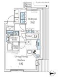 ＣＲＥＡＴＩＦ桜新町 305 間取り図
