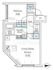 ＣＲＥＡＴＩＦ桜新町 302 間取り図