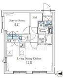ＣＲＥＡＴＩＦ桜新町 206 間取り図