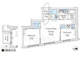 ＣＲＥＡＴＩＦ桜新町 201 間取り図