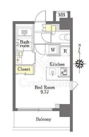 プライムメゾン森下 807 間取り図
