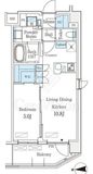ベルファース品川大井町 208 間取り図