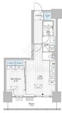 パークアクシス市川 706 間取り図
