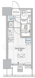パークアクシス市川 910 間取り図