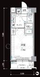 リヴシティ新宿弐番館 6階 間取り図