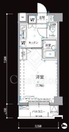 リヴシティ新宿弐番館 6階 間取り図