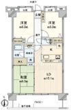 ダイアパレスグランデージ川崎多摩川リバーウイングス 4階 間取り図