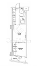 ザ・パークハビオSOHO市谷左内町 209 間取り図