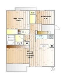 上目黒小川坂ハイツ 3階 間取り図