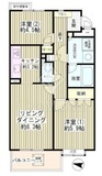フラット浜田山 B203 間取り図