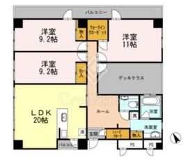 LROCKS 3階 間取り図