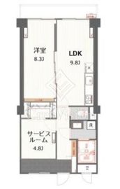 メゾンサンシャイン 8階 間取り図