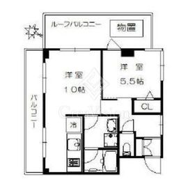 エーブル目黒洗足 5階 間取り図