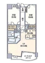 グランシティ山下公園 7階 間取り図