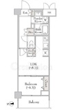 ミリアレジデンス大岡山 2階 間取り図