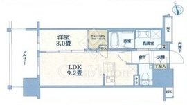 ルフォン上野公園ザ・レジデンス 7階 間取り図