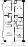 T's garden横浜岸根公園 402 間取り図