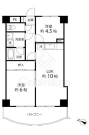 クオーレプロバンス篠崎 702 間取り図