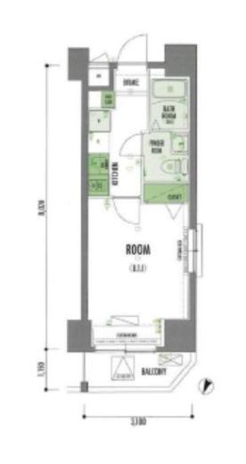アルテシモフィーノ 10階 間取り図