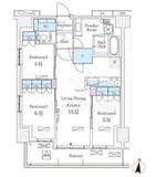 ロイヤルパークス赤羽ノース 1038 間取り図