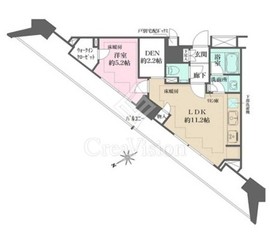 ザ・パークハウス戸越公園タワー 17階 間取り図