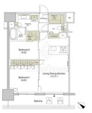 ザ・パークハビオ江古田 1202 間取り図