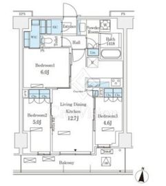 ロイヤルパークス赤羽ノース 353 間取り図