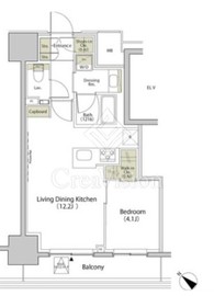 ザ・パークハビオ江古田 905 間取り図