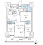 ロイヤルパークス赤羽ノース 452 間取り図