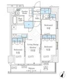 ロイヤルパークス赤羽ノース 1001 間取り図