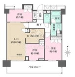ザ・パークハウス中野弥生町テラス 4階 間取り図