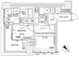 パークコート虎ノ門 17階 間取り図