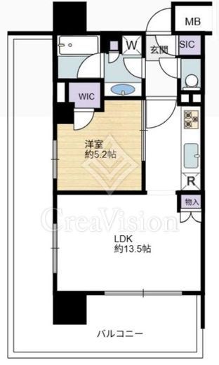 アトラス日暮里イーストレジデンス 2階 間取り図