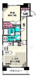 藤和シティホームズ桜木町BAY-NEXT 6階 間取り図