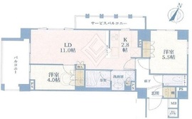 クレヴィアたまプラーザ 3階 間取り図