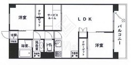 東建参宮橋マンション 4階 間取り図