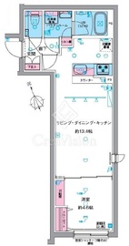 GENOVIA中野坂上 1階 間取り図