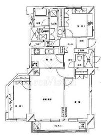 ハイネス麻布鳥居坂 3階 間取り図