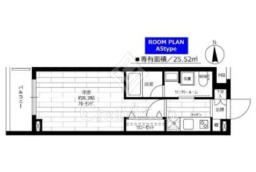 ステージグランデ蒲田2 4階 間取り図