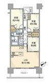プラウドシティ淵野辺 14階 間取り図