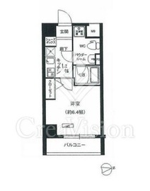 メインステージ白金高輪駅前 706 間取り図