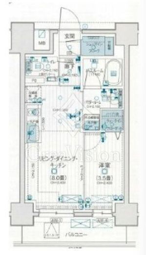 デュオステージ海老名Ⅱ 4階 間取り図