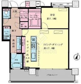 パークタワー横濱ポートサイド 33階 間取り図