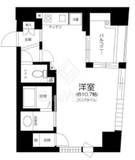 アクシルコート東中野 5階 間取り図