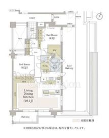 プラウド市ヶ谷南町 5階 間取り図